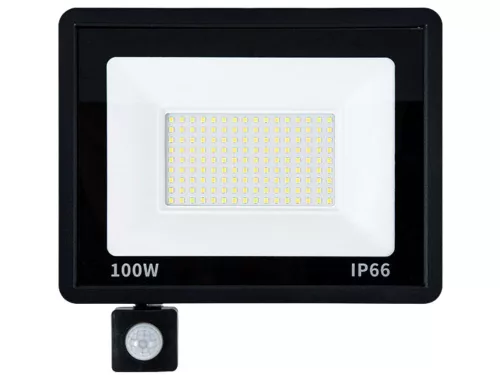 LED reflektor 100W 6000 K szürkülátérzékelővel IP66