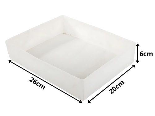 Ruhaszervező alsónemű szekrény fiókba fehér univerzális