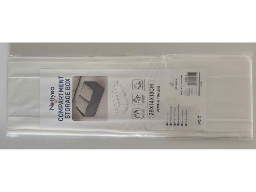 Melltartó szervező fehérnemű zokni ruhák fiók szekrény fehér