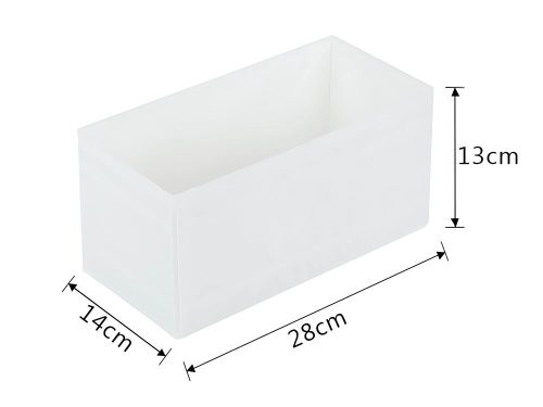 Melltartó szervező fehérnemű zokni ruhák fiók szekrény fehér