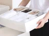 Fehérnemű szervező zoknik fiókos szekrény szekrénybe osztó betét fehér