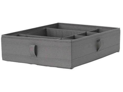 Alsónemű szervező zoknis fiók fiók elválasztó betét szürke