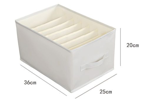 Ruhaszervező fehérnemű nadrág nadrág fiók szekrény zokni fehér