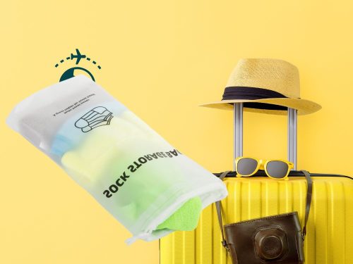 utaző rendező táska zokniknak 28X18cm