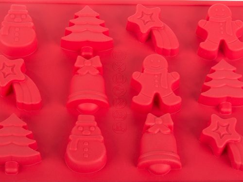 Sütőtálca 6 db ünnepi mézeskalácsember készlet