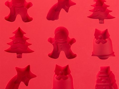 Sütőtálca 6 db ünnepi mézeskalácsember készlet