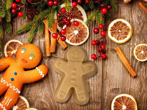 Nagy tortaforma szilikon karácsonyi tortaforma