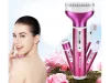 Depilátor női test borotva lábak trimmer 4in1 cserélhető tippek usb pink