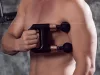 Kétfejes masszázspisztoly, Lcd, vezeték nélküli, 8 fej, 6 fokozat