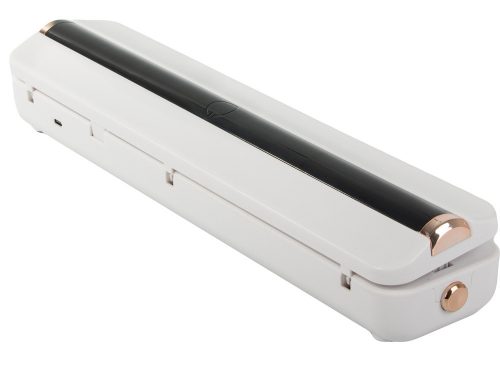 Vákuumfóliázó gép élelmiszer-fólia + 10db zsák, fehér