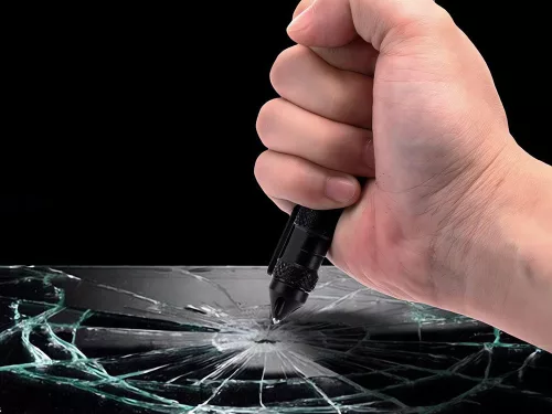Stilou tactic Kubotan fabricat din oțel tungsten durabil