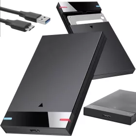   Meghajtóház hdd ssd adapter 2.5'' usb 3.0 sata kábeles tok v2