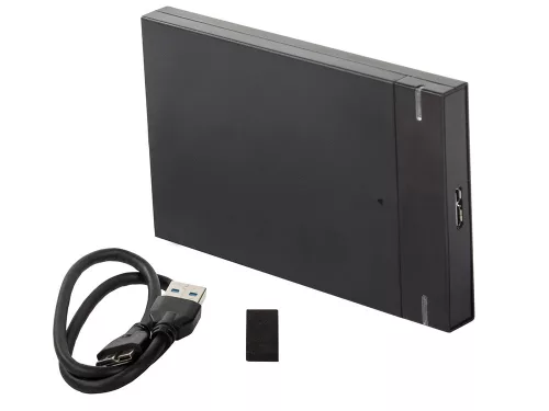 Meghajtóház hdd ssd adapter 2.5'' usb 3.0 sata kábeles tok v2