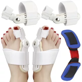   Orteză pentru degetele de la picior Hallux valgus, expansor stabilizator din 2 părți