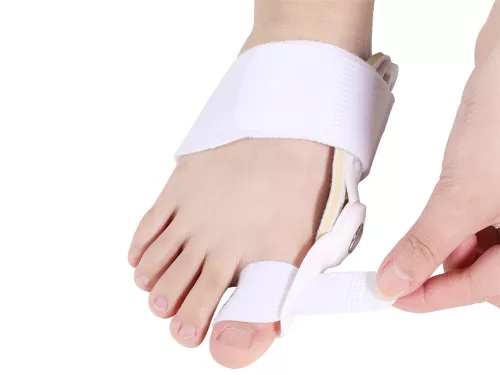 Hallux valgus lábujj ortézis 2 részes stabilizátor expander