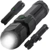 Újratölthető taktikai LED-es zseblámpa zoom XPE led katonai erős rendőrségi