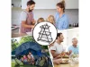 Konyhai polc loft konyhai szervező háromszintes állvány kosárral