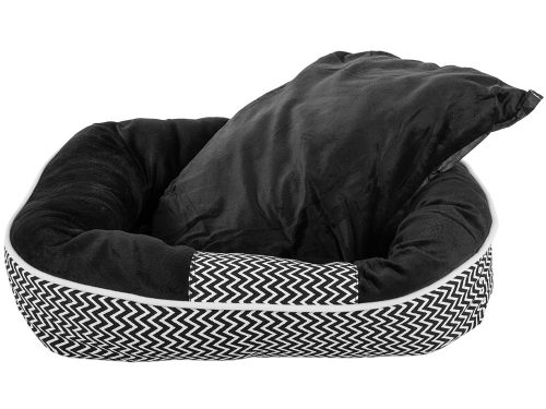 Kutya ágy macska puha ágy párna mintás 50cm x 45cm x 10cm