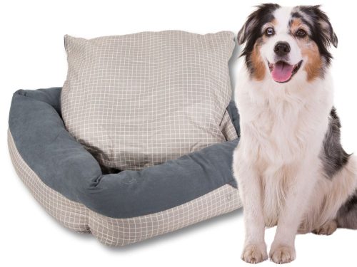 Kutyaágy macskaágy puha fekhely párna, közepes, 58cm x 58cm x 13cm