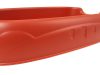 Dupla tál kutyának macskának kivehető műanyagból, piros