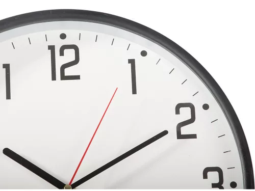 Falióra nagy csendes 30cm kerek mutató dátum hőmérséklet faminta
