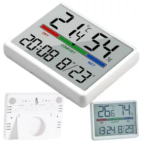   elektronikus időjárásállomás páratartalom Mágneses tartóval és állvánnyal