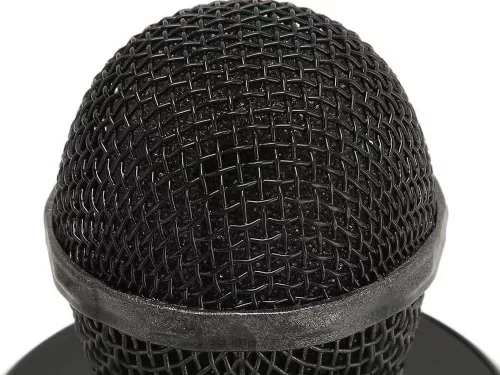 Vezeték nélküli mikrofon bluetooth karaoke hangszóró kerek tokkal különböző módok fekete
