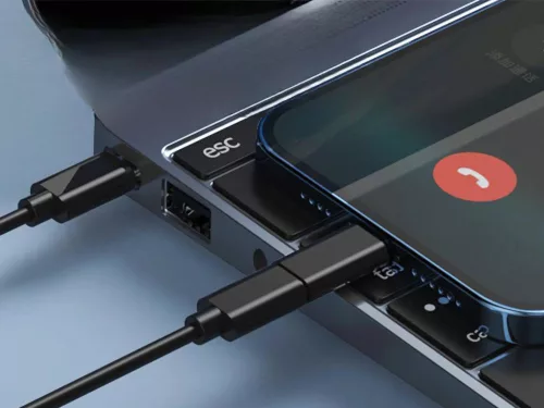 5 az 1-ben adapter kit usb-c micro usb typ a telefon tokban fekete