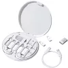 5 az 1-ben adapter kit usb-c micro usb typ a telefon tokban fehér