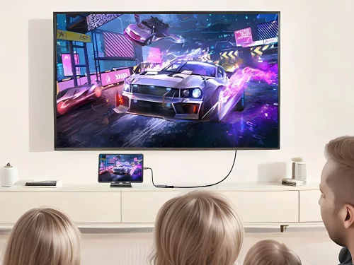 Usb-c hdmi 4k 60hz 18cm usb 3.1-c laptop adapter kábel átmenetező kábel átjátszó