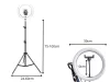 Led gyűrűs lámpa + telefontartó + állvány 100cm 3 árnyalatú