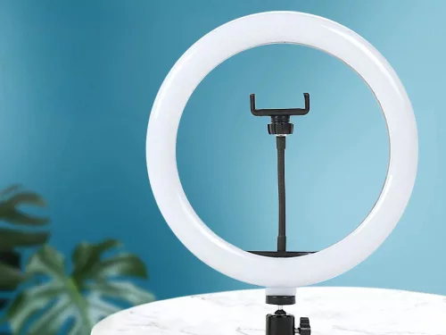 Led gyűrűs lámpa + telefontartó + állvány 100cm 3 árnyalatú
