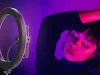 Led rgb gyűrűs fény + telefontartó + állítható állvány