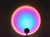 Projektor lámpa naplemente kelet utánzat fém led rgb usb + távirányító