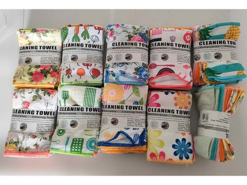 Mikroszálas kendők tisztító kendő készlet 6 db