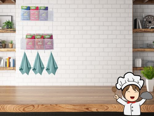 Fém szervező függőpolc konyhai polc fürdőszobai fogas