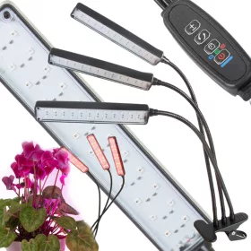   LED növényi lámpa USB termesztőpanel időzítővel csíptethető