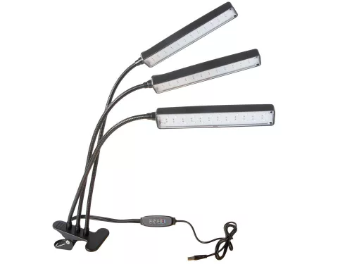 LED növényi lámpa USB termesztőpanel időzítővel csíptethető