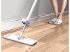 Lapos mop kézi törölővel 125 cm összecsukható széles mikroszálas műszálas
