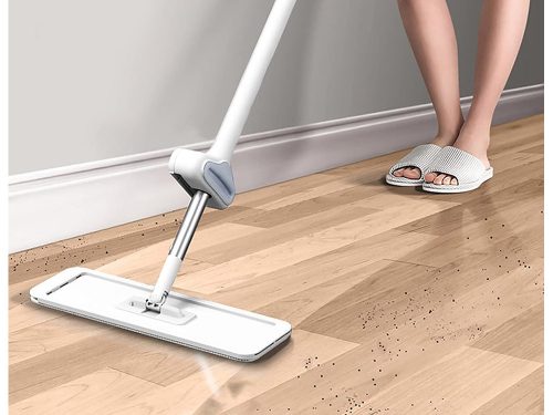 Lapos mop kézi törölővel 125 cm összecsukható széles mikroszálas műszálas