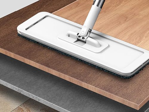 Lapos mop kézi törölővel 125 cm összecsukható széles mikroszálas műszálas