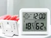 Hőmérő, higrométer, óra, elektronikus naptár, belső, vezeték nélküli