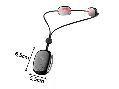Elektrostimulátor nyak masszírozó usb 15 teljesítmény 4 fűtési mód nyak masszázs ems