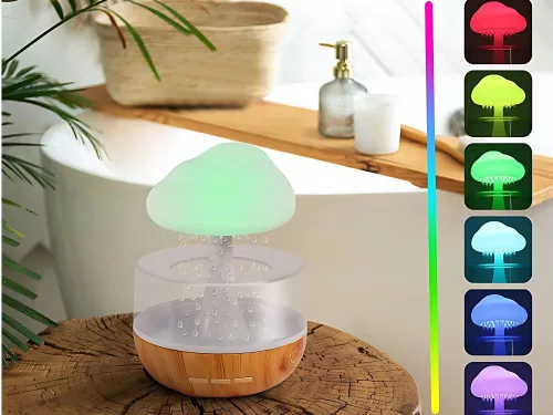 Párásító diffúzor led lámpa aromaterápiás felhő vezeték nélkül