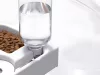 2in1 dupla etető- és itatótál 500 ml-es tartállyal kutyának macskának