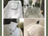 Kádpárna tapadókorongokkal otthoni spa fejtámla puha, horoggal