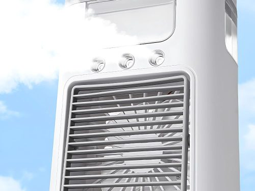 Asztali ventilátor vízzel párásító usb rgb led 3 sebességi szintek