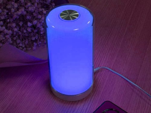 Led asztali éjszakai fény usb érintés színes vezeték nélküli
