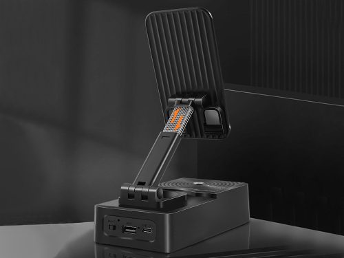 Telefontartó bluetooth hangszóróval tablet tartó az asztalra