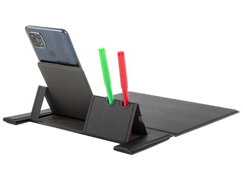 Egéralátét és vezetéknélüli induktív töltő mobiltelefonokhoz, szervező